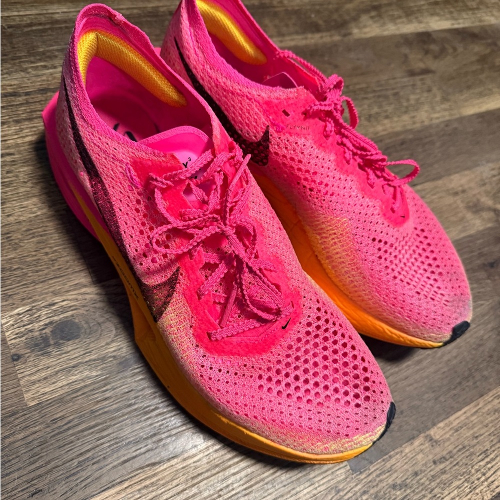 Nike Women's Pink and Orange alphafly Running Shoes